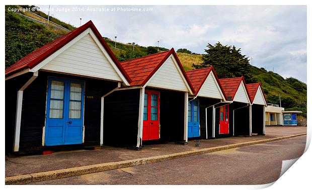  bounemouth beach huts  Print by Heaven's Gift xxx68