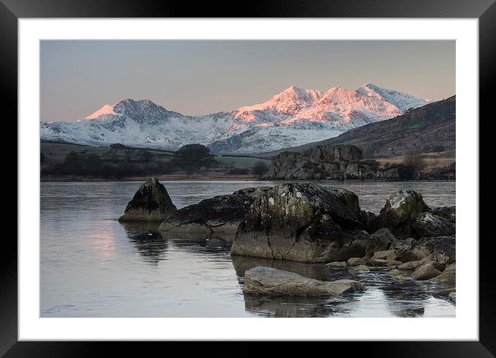  Snowdon Horseshoe Framed Mounted Print by James Grant