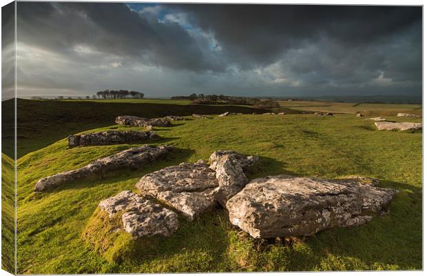  Arbor Low Canvas Print by James Grant