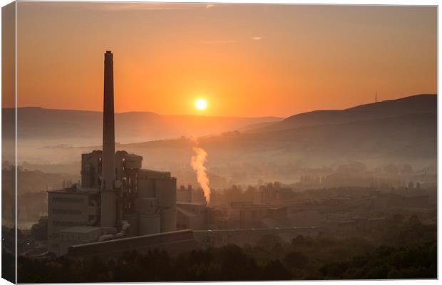  An Industrial Awakening Canvas Print by James Grant