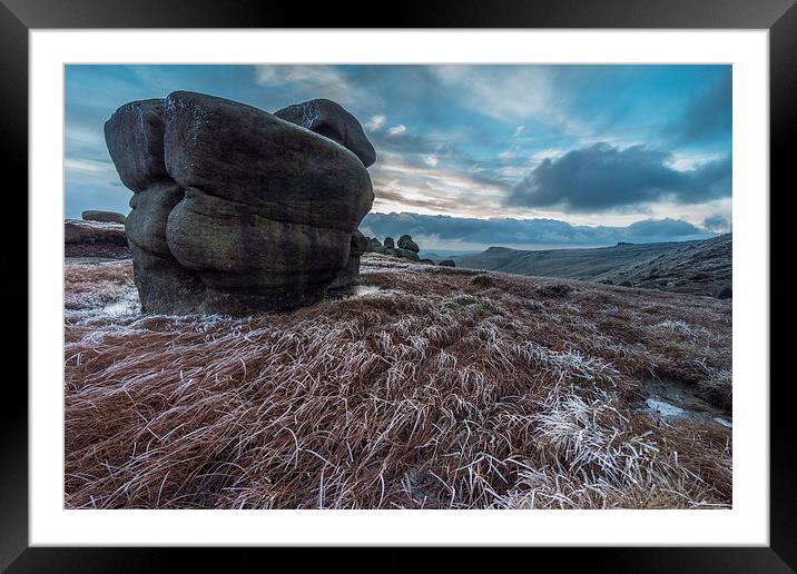  Wool Packs - Kinder Scout Framed Mounted Print by James Grant