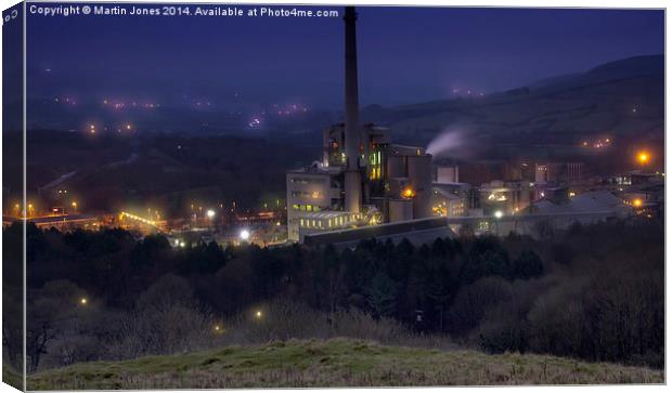  The Glow of Industry Canvas Print by K7 Photography