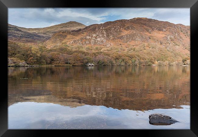  Llyn Dinas Reflections Framed Print by James Grant