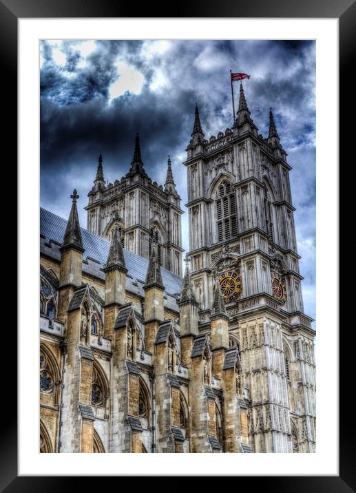Westminster Abbey London Framed Mounted Print by David Pyatt