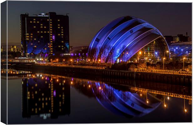  Clyde Auditorium Canvas Print by Sam Smith