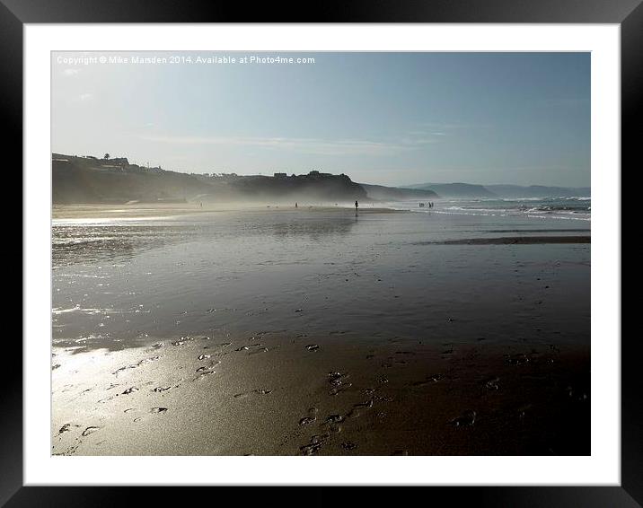 Tides Out! Framed Mounted Print by Mike Marsden