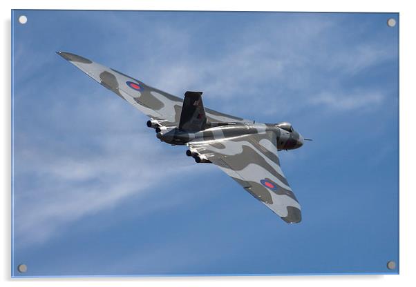  Vulcan bomber XH558 at Duxford Acrylic by Oxon Images