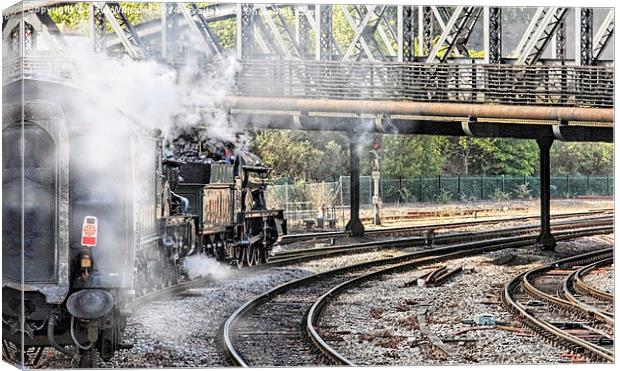 Double Header at Bristol Temple Meads Canvas Print by Paul Williams