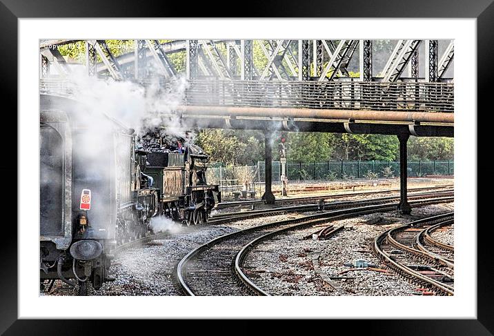 Double Header at Bristol Temple Meads Framed Mounted Print by Paul Williams