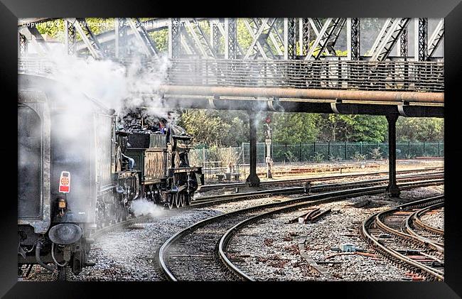 Double Header at Bristol Temple Meads Framed Print by Paul Williams