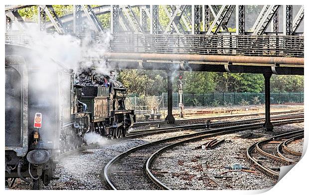 Double Header at Bristol Temple Meads Print by Paul Williams