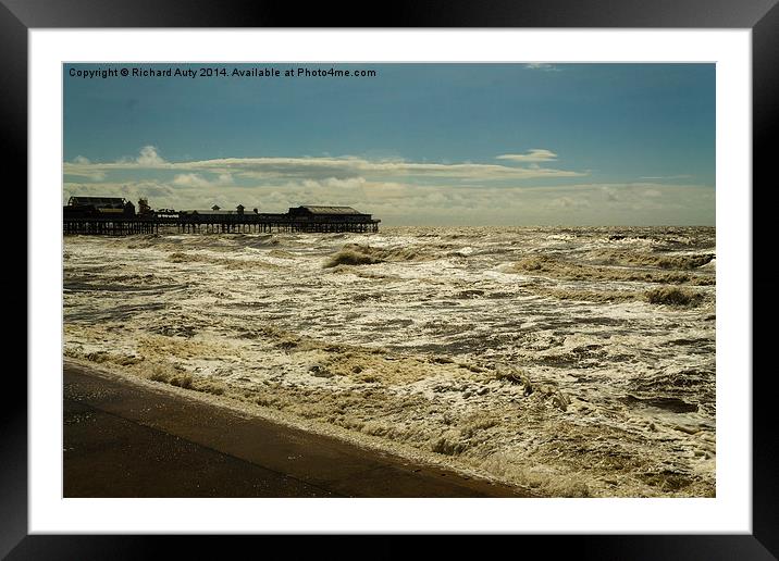  Blackpool sea front Framed Mounted Print by Richard Auty