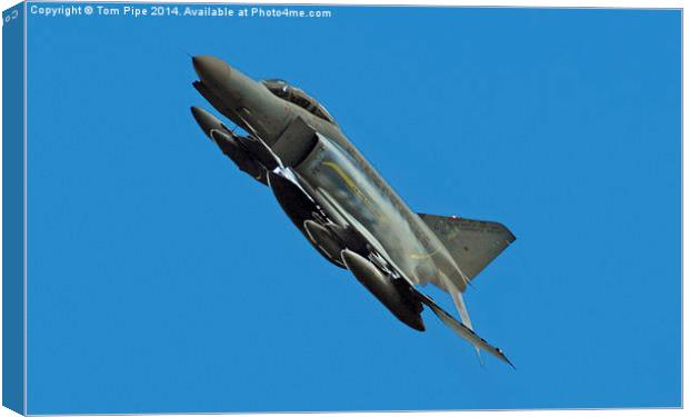  German F-4 Phantom fingers crossed! Canvas Print by Tom Pipe