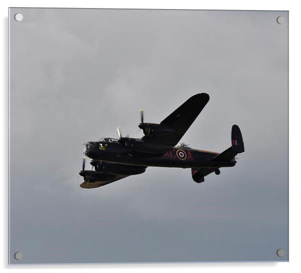  Avro Lancaster Acrylic by Simon Hackett