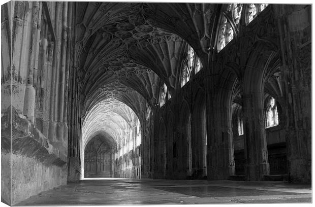  Cloisters of Gloucester Cathedral Canvas Print by Andy Heap