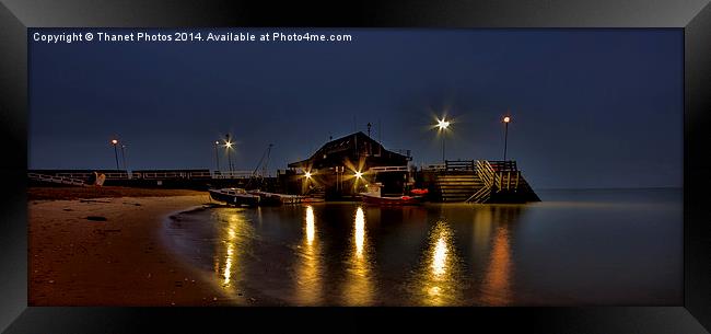  Broadstairs harbour panorama Framed Print by Thanet Photos