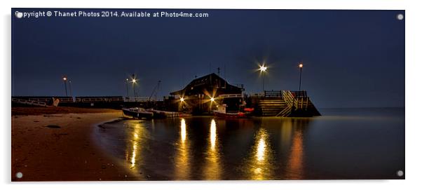  Broadstairs harbour panorama Acrylic by Thanet Photos