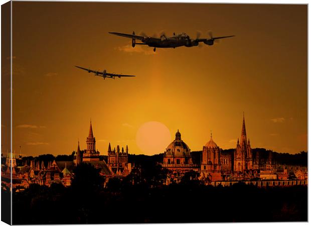  Oxford lancaster sunset Canvas Print by Oxon Images