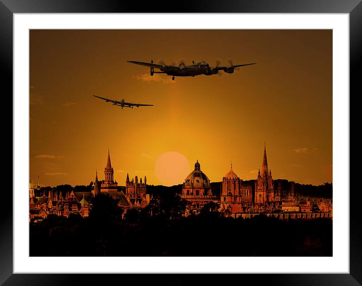  Oxford lancaster sunset Framed Mounted Print by Oxon Images