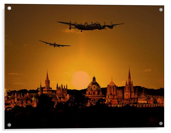  Oxford lancaster sunset Acrylic by Oxon Images