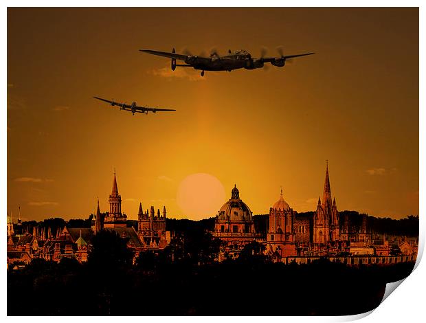  Oxford lancaster sunset Print by Oxon Images