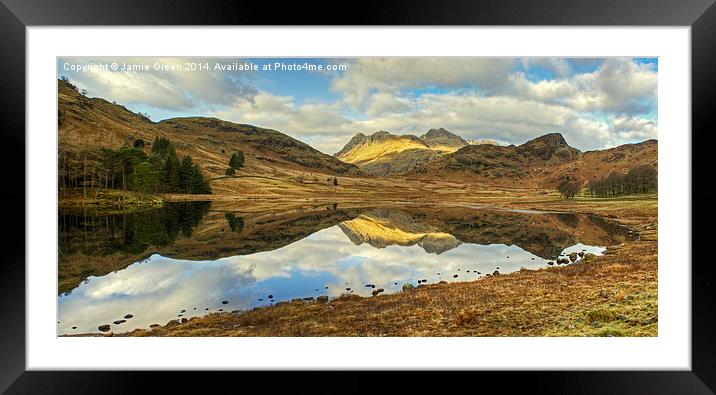  Blea Tarn, The Lake District Framed Mounted Print by Jamie Green