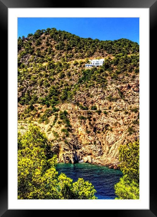 Cala Llonga Cliffs Framed Mounted Print by Tom Gomez