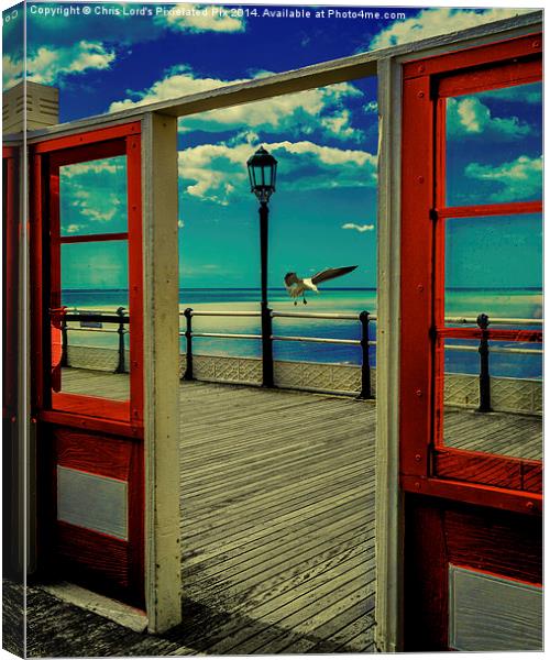  ♫♪ ♪♫ Oh, I do Like To Be Beside The Seaside ♫♪ ♪ Canvas Print by Chris Lord