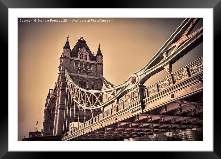 Tower Bridge, London Framed Mounted Print by Graham Prentice