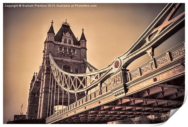 Tower Bridge, London Print by Graham Prentice