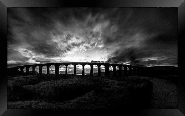  Drama At Ribblehead Viaduct Framed Print by Sandi-Cockayne ADPS