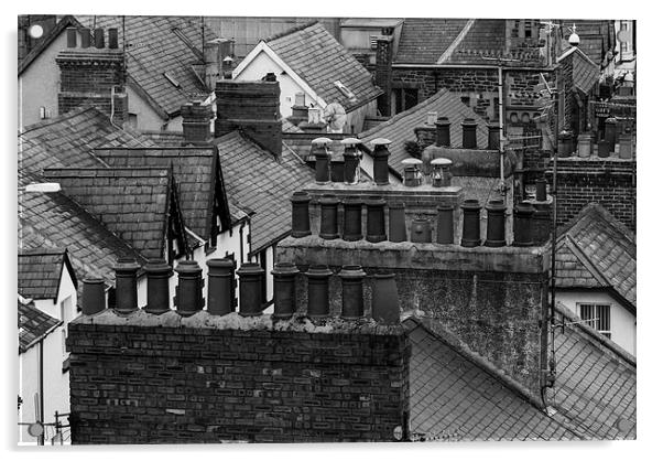  Conwy Chimneys Acrylic by James Grant