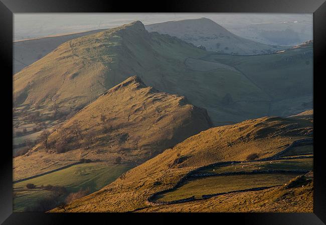  Chrome and Parkhouse Hill Sunset Framed Print by James Grant
