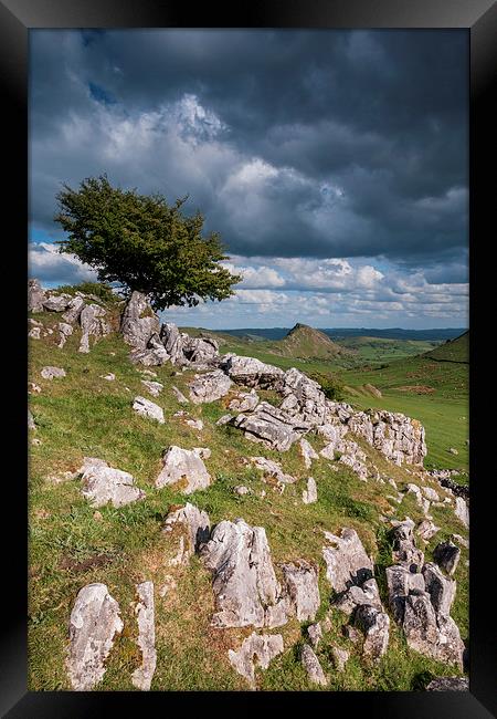 Chrome Hill Storms Framed Print by James Grant