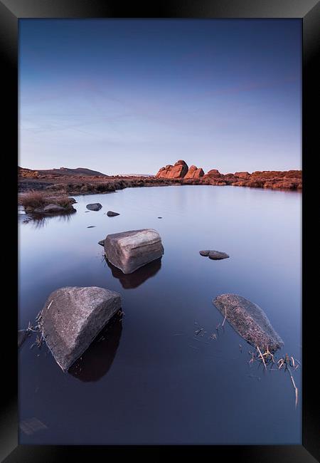  Doxey Pool Dusk Framed Print by James Grant