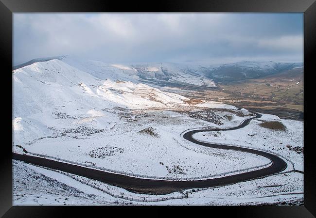 Edale Road Winter Framed Print by James Grant