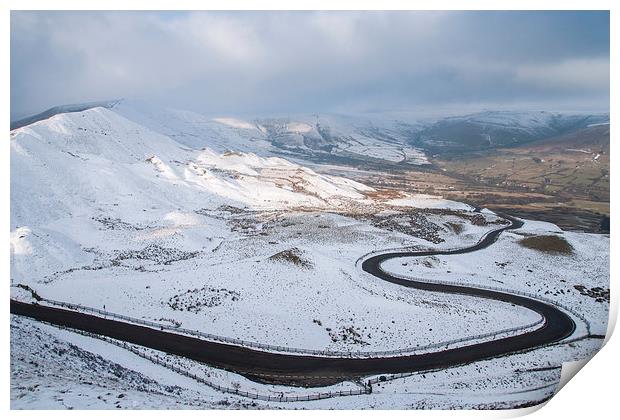  Edale Road Winter Print by James Grant