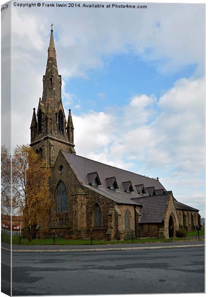  St Paul's church, Seacombe, Wirral Canvas Print by Frank Irwin