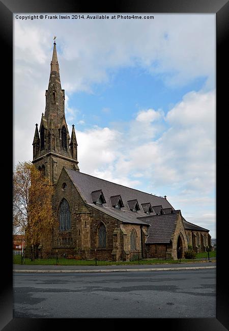  St Paul's church, Seacombe, Wirral Framed Print by Frank Irwin
