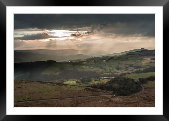  Hope Valley Light Framed Mounted Print by James Grant