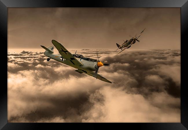 RAF and Luftwaffe Framed Print by J Biggadike