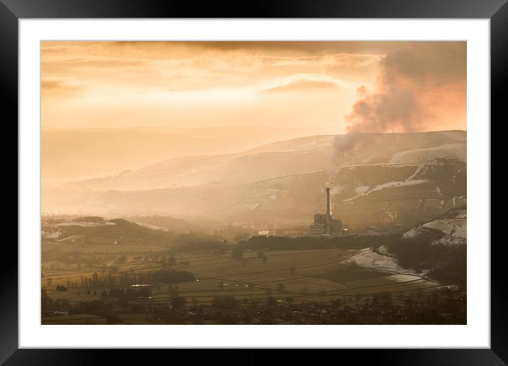  Hope Cement Works Framed Mounted Print by James Grant