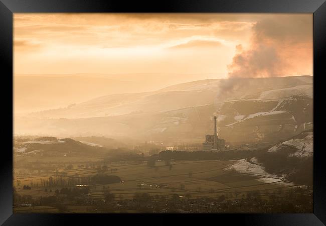  Hope Cement Works Framed Print by James Grant