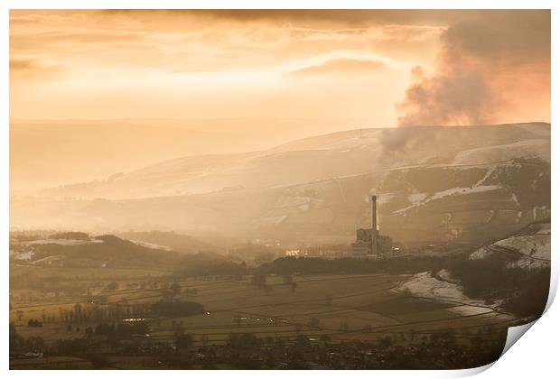  Hope Cement Works Print by James Grant
