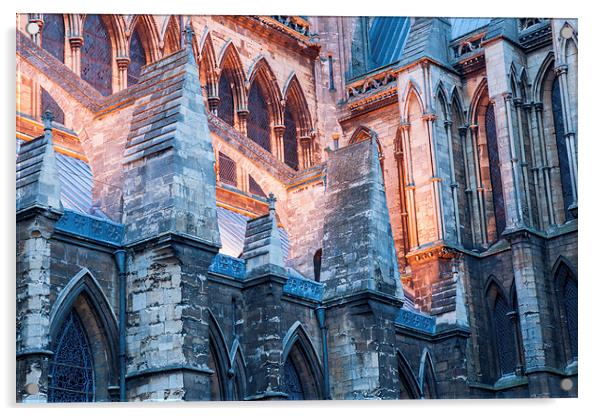  Lincoln Cathedral Acrylic by James Grant