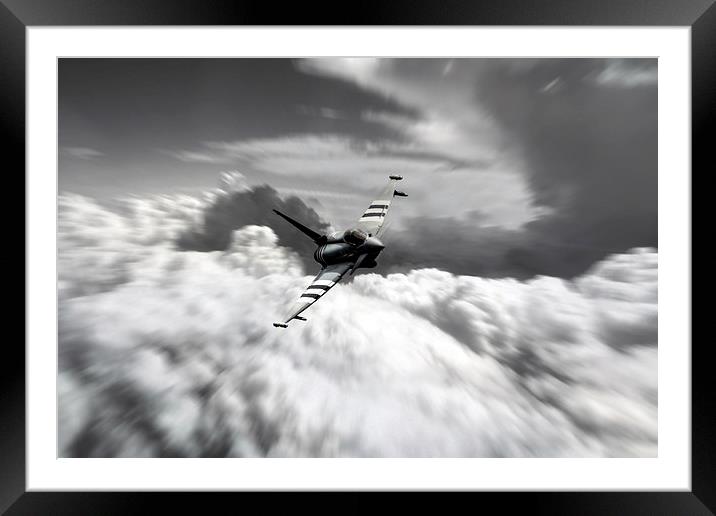 Typhoon Speed  Framed Mounted Print by J Biggadike