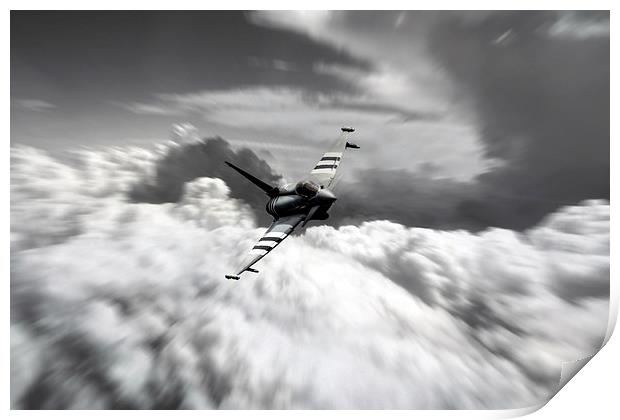 Typhoon Speed  Print by J Biggadike