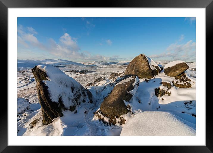  Ramshaw Rocks Framed Mounted Print by James Grant