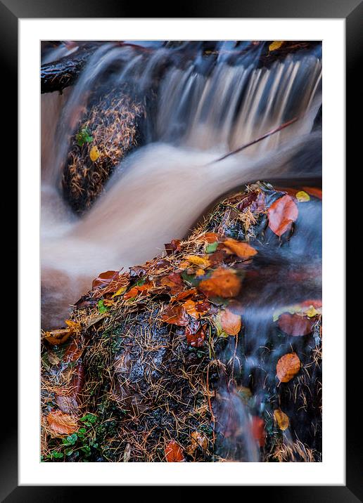  Wyming Brook Abstract Framed Mounted Print by James Grant