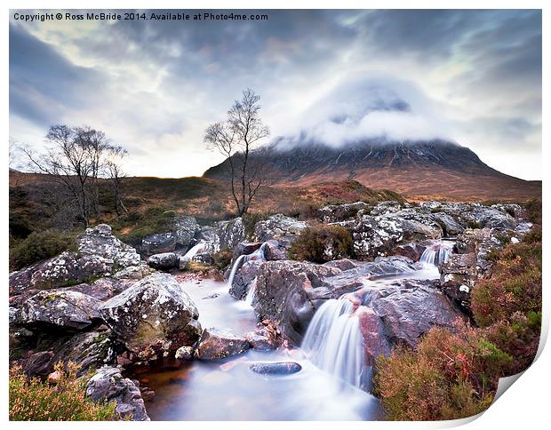 Coupall Falls Print by Ross McBride